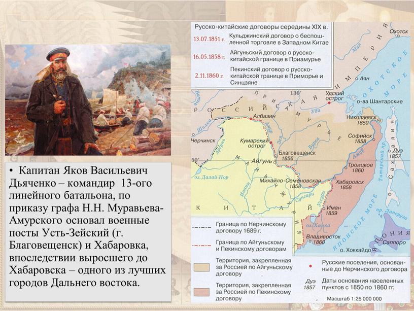 Капитан Яков Васильевич Дьяченко – командир 13-ого линейного батальона, по приказу графа