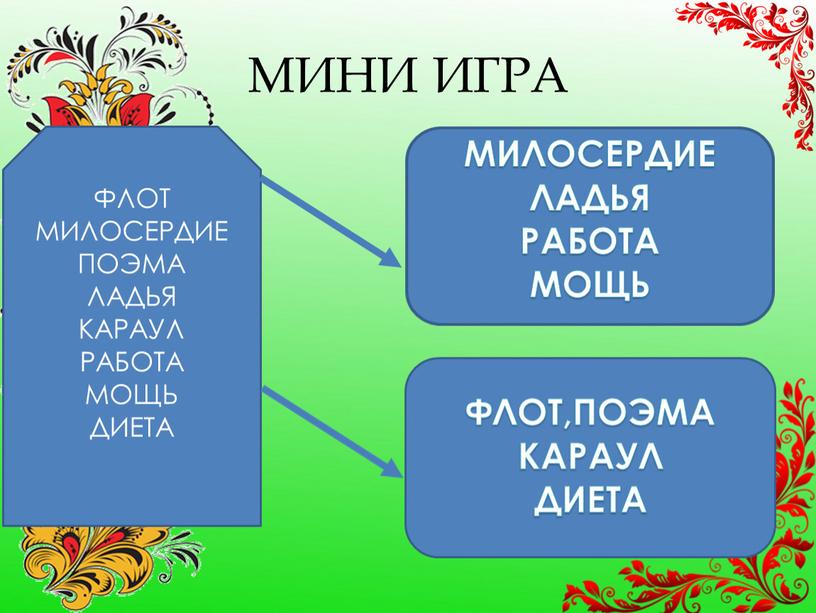 МИНИ ИГРА ФЛОТ МИЛОСЕРДИЕ ПОЭМА