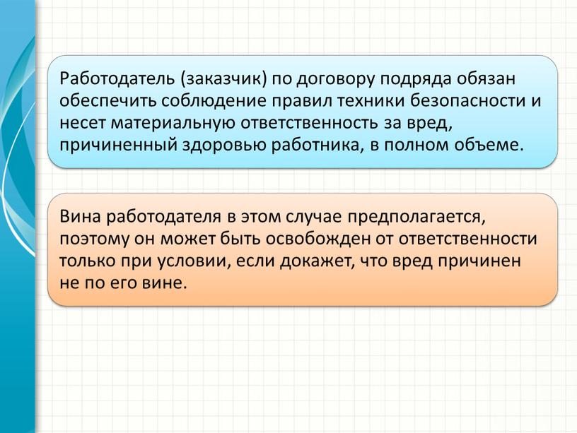 Электронная презентация "Виды договоров"