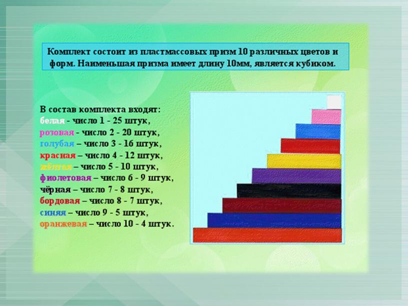 Интеллектуальное развитие дошкольников при использовании блоков Дьениша