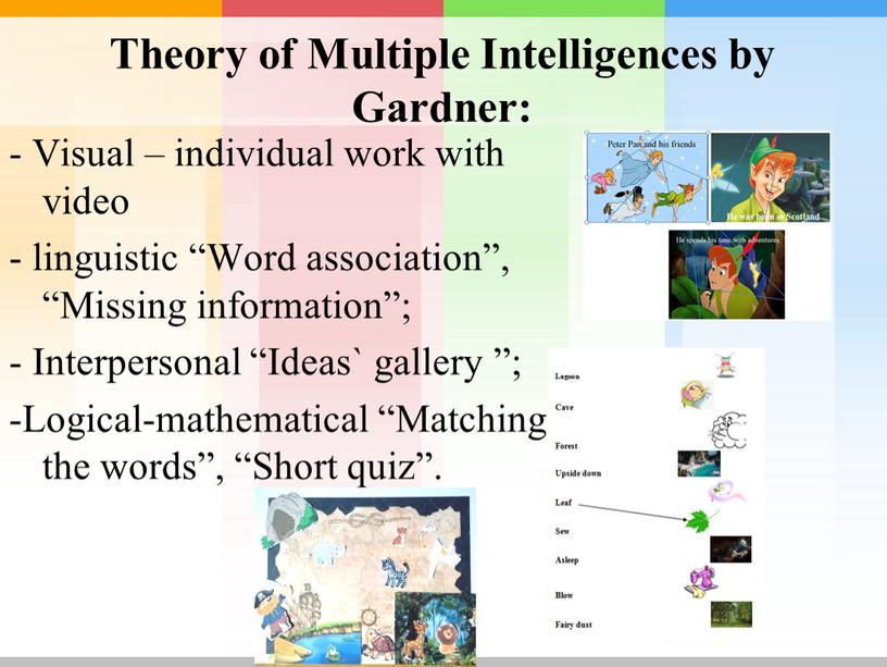 Theory of Multiple Intelligences by