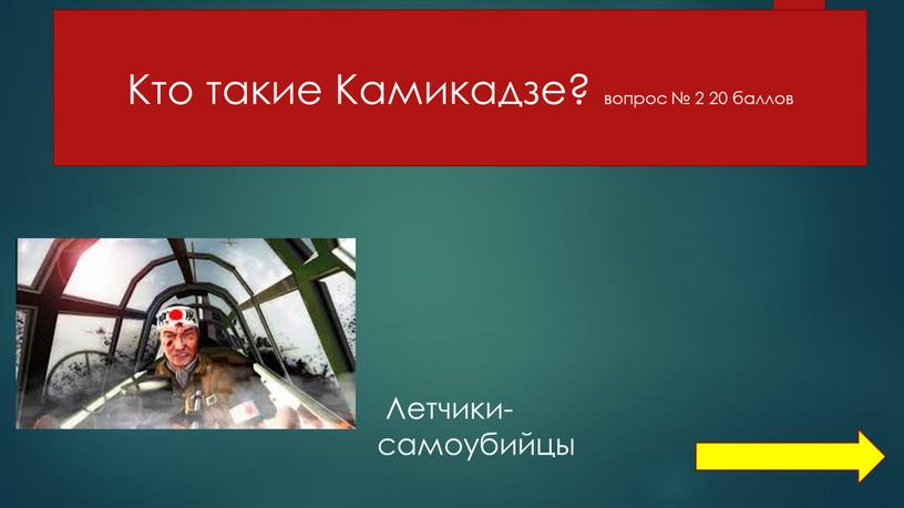 Кто такие Камикадзе? вопрос № 2 20 баллов