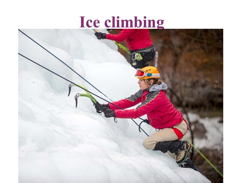 Ice climbing