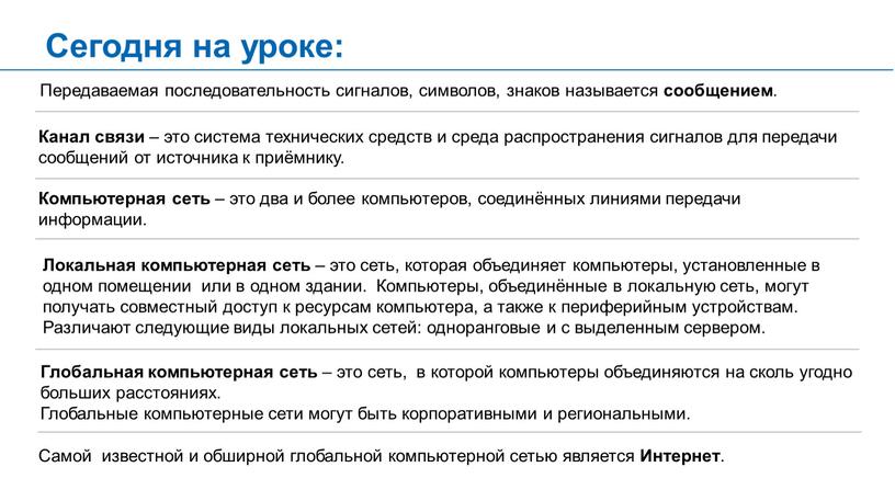 Передаваемая последовательность сигналов, символов, знаков называется сообщением