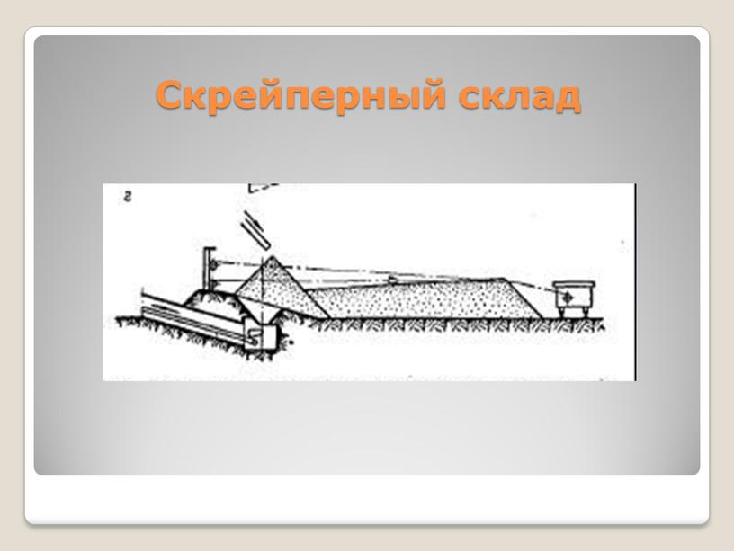 Скрейперный склад