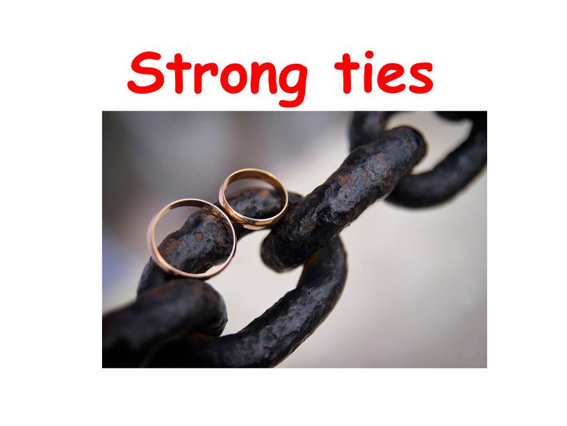 Strong ties