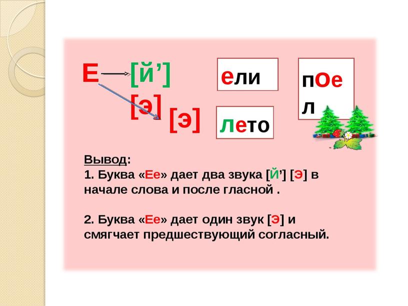 Презентация на тему: "Знакомство с алфавитом. Звук и буква Е".