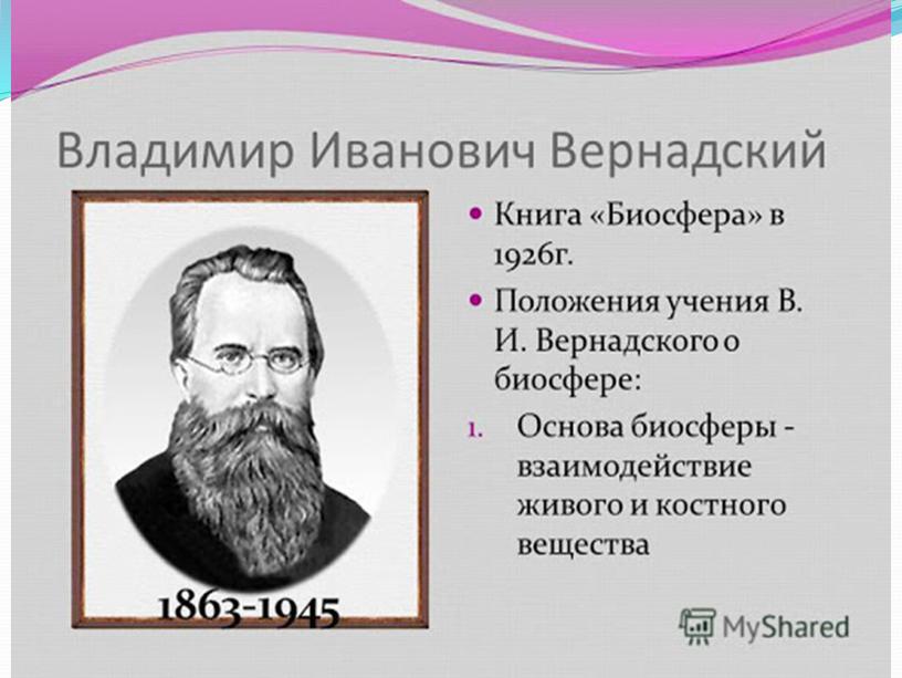 Урок на тему: " Биосфера- живая оболочка Земли. Структура биосферы