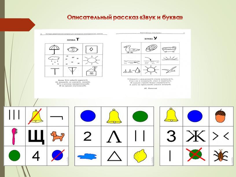 Описательный рассказ «Звук и буква»