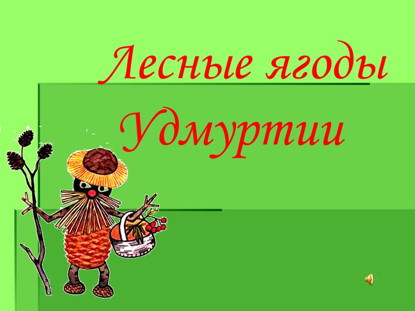 Лесные ягоды Удмуртии