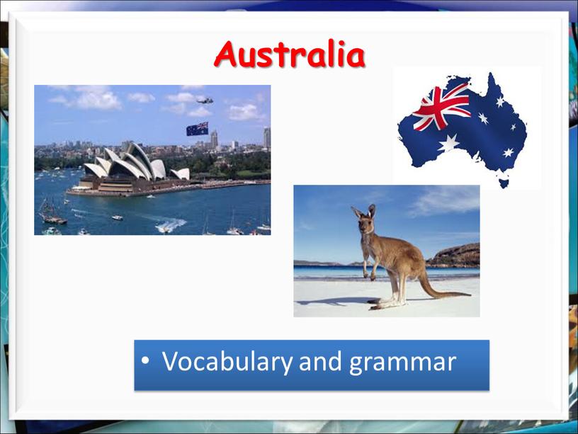 Australia Vocabulary and grammar