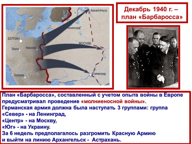 Декабрь 1940 г. – план «Барбаросса»