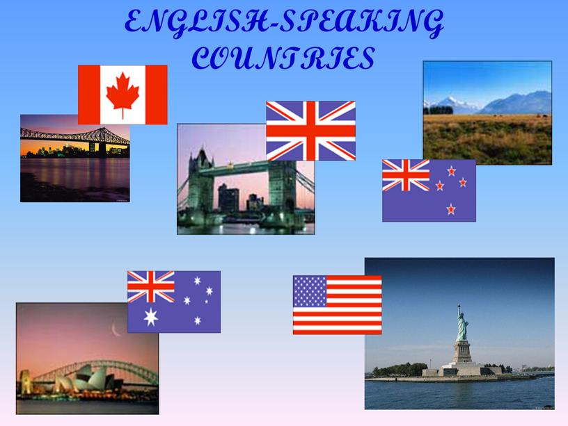 ENGLISH-SPEAKING COUNTRIES