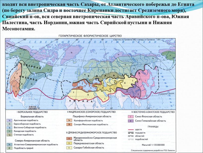 Сахары, от Атлантического побережья до