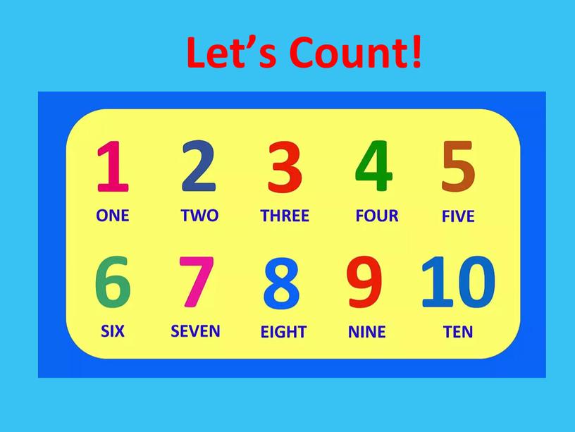 Let’s Count!