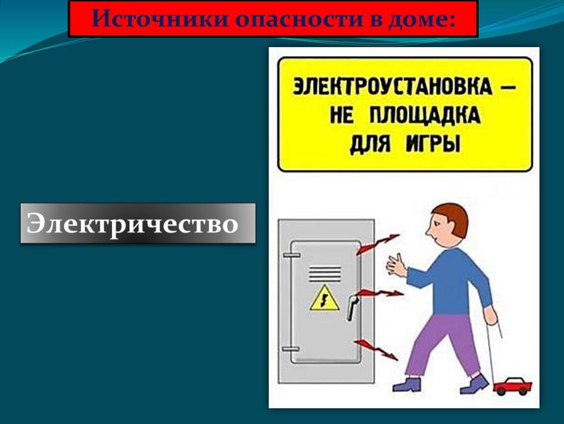 Источники опасности в доме: Электричество