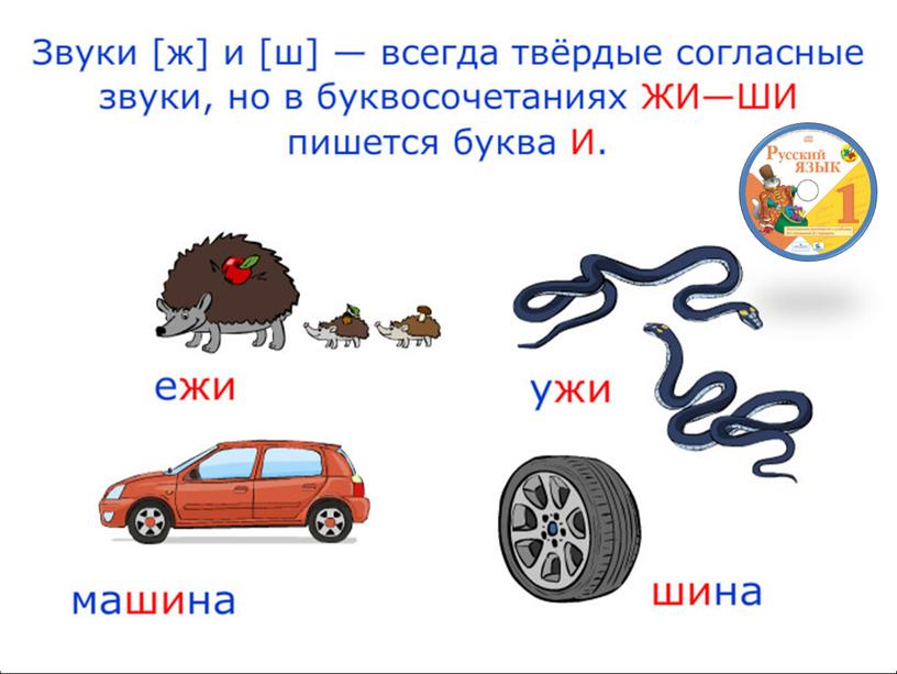 Урок русского языка по теме"Буквосочетания жи-ши, ча-ща, чу-щу" 1 класс (презентация)