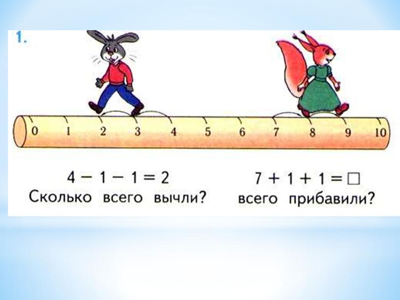 Презентация по математике на тему "Прибавляем число 1"