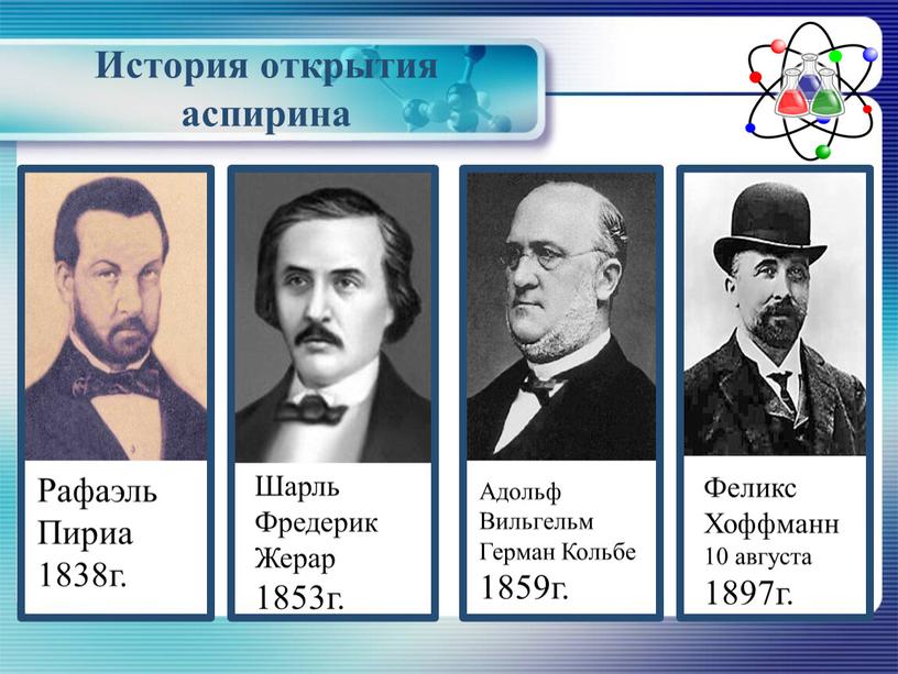 История открытия аспирина Рафаэль