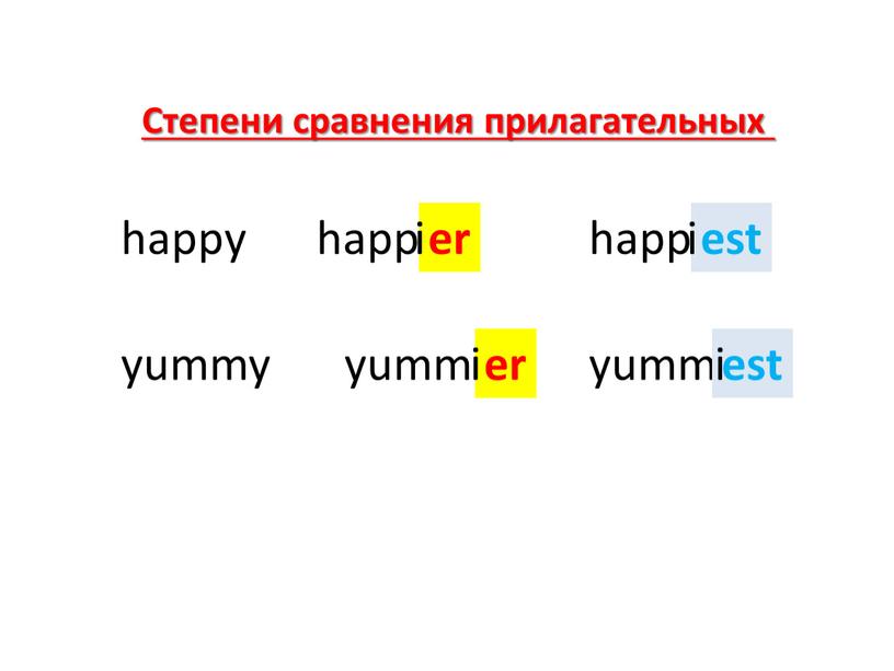 Степени сравнения прилагательных 4 класс спотлайт презентация