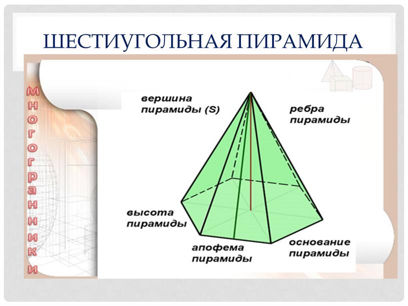 Шестиугольная пирамида