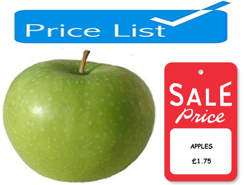 APPLES £1.75