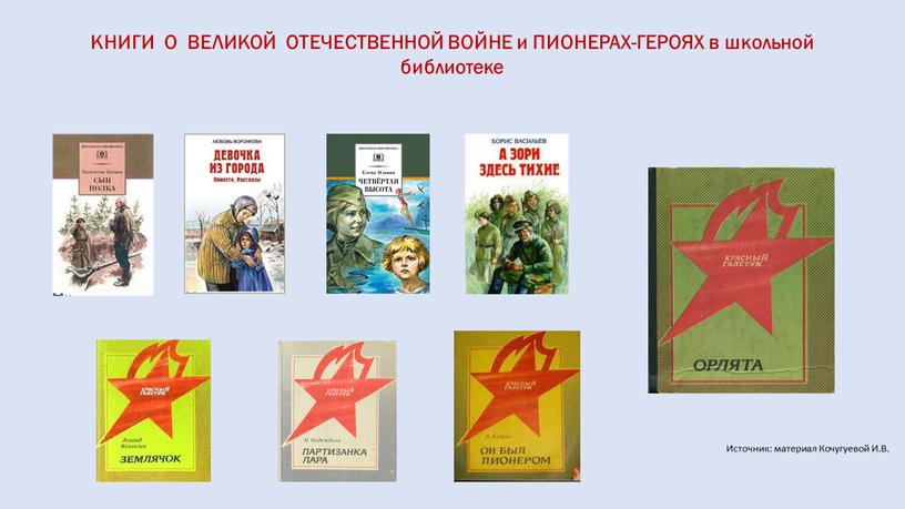 КНИГИ О ВЕЛИКОЙ ОТЕЧЕСТВЕННОЙ