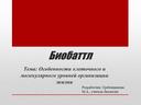 Биологическая игра для 10х классов. Тема: Особенности клеточного и молекулярного уровней организации жизни