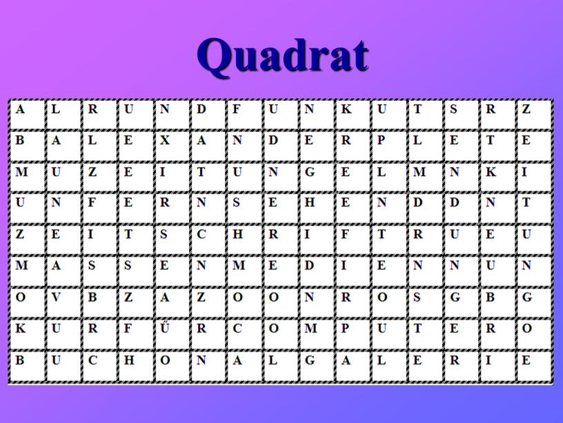 Quadrat