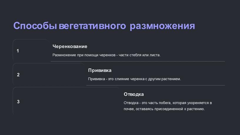 Способы вегетативного размножения 1