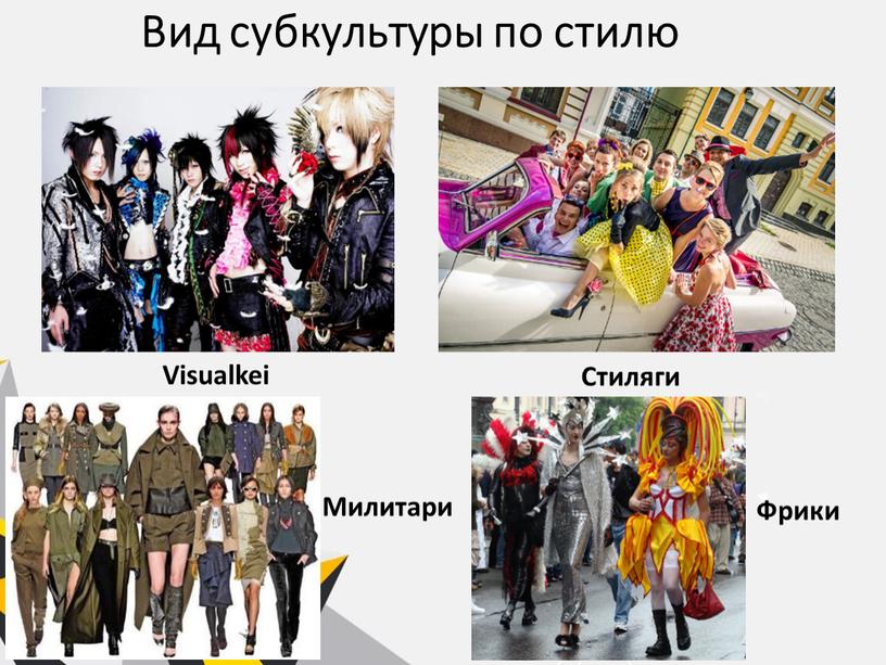 Вид субкультуры по стилю Visualkei