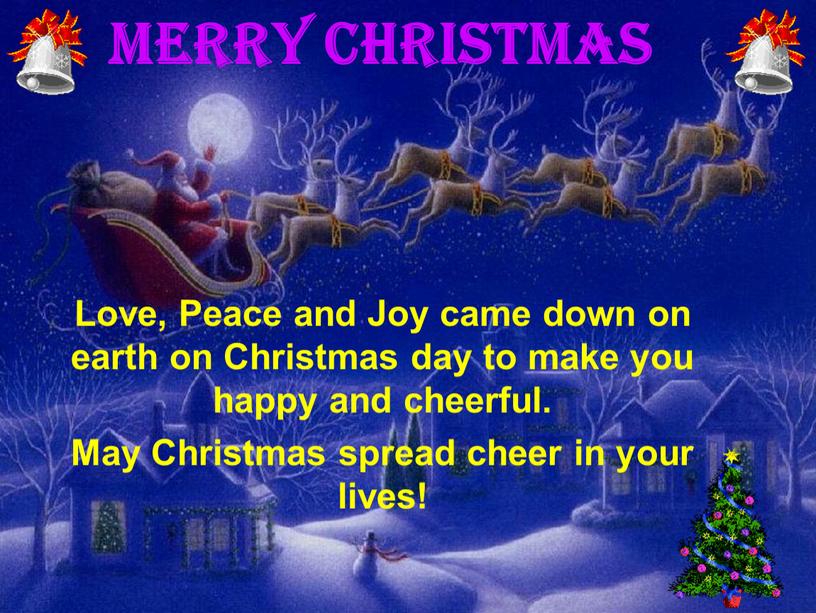Merry Christmas Love, Peace and