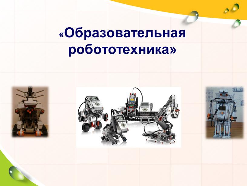 «Образовательная робототехника»