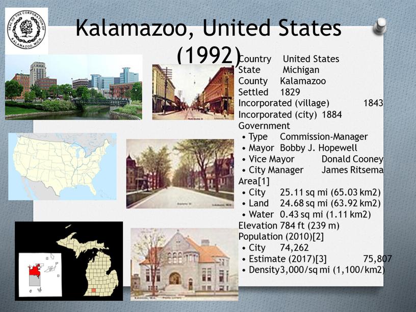 Kalamazoo, United States (1992)