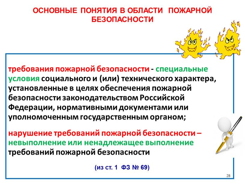 ОСНОВНЫЕ ПОНЯТИЯ В ОБЛАСТИ ПОЖАРНОЙ