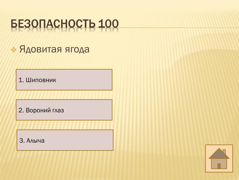 Безопасность 100 Ядовитая ягода 3