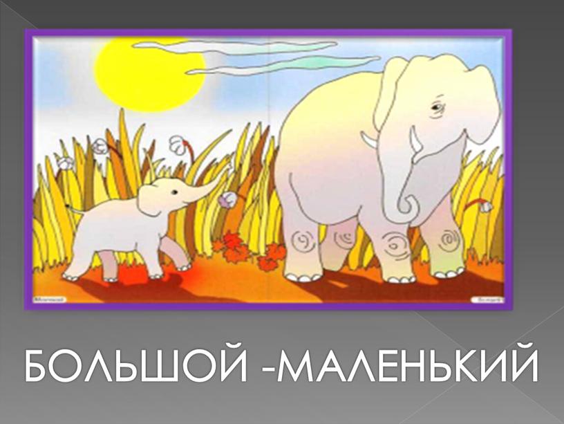 БОЛЬШОЙ -МАЛЕНЬКИЙ