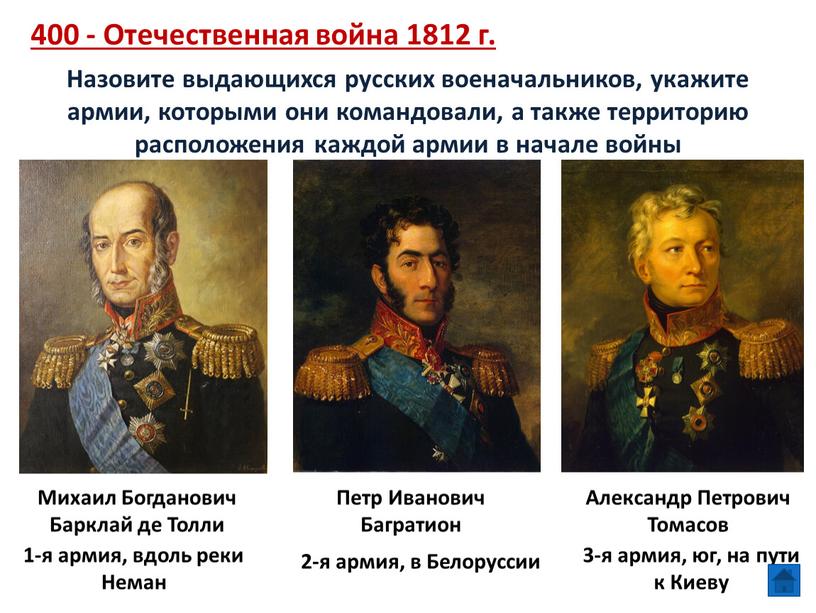 Киеву 400 - Отечественная война 1812 г