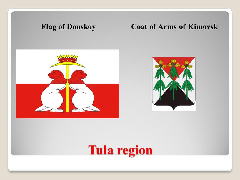 Tula region Flag of Donskoy Coat of