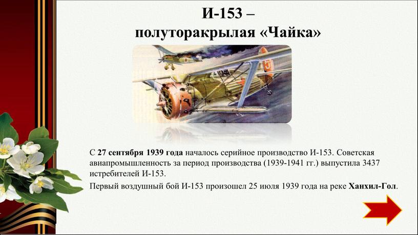 И-153 – полуторакрылая «Чайка»