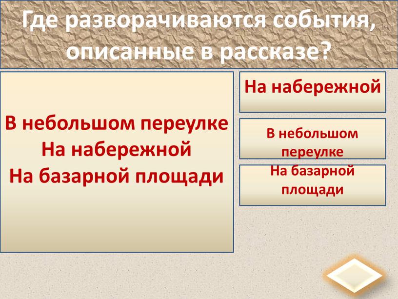 В каком году произошли описываемые события