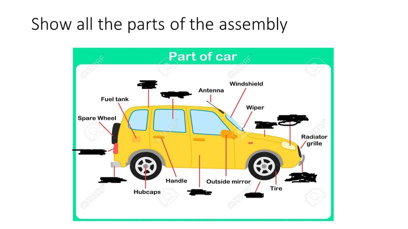 Show all the parts of the assembly