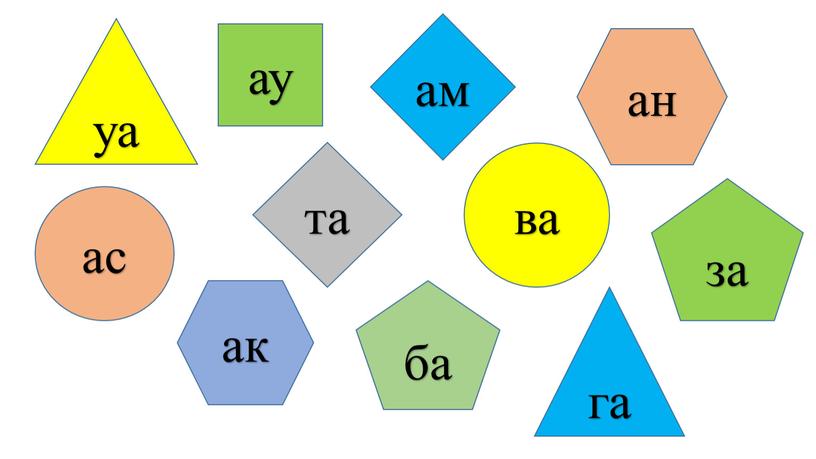 ас ау уа та ба га ва ак ам ан за