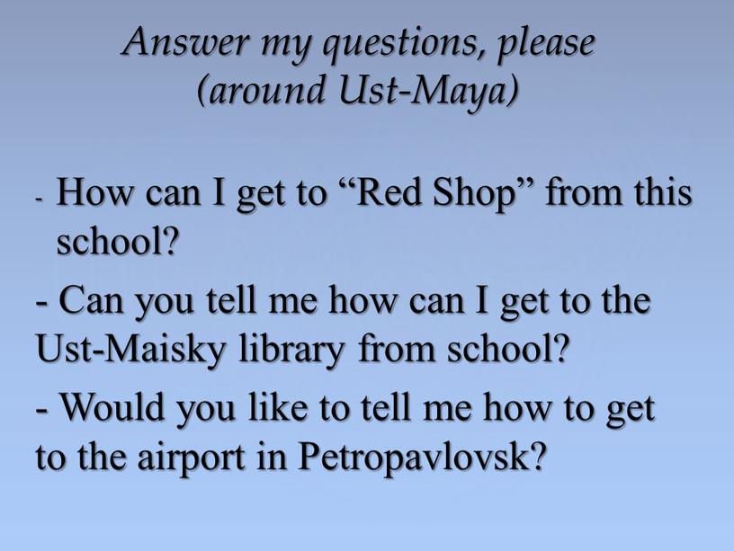 How can I get to “Red Shop” from this school? -