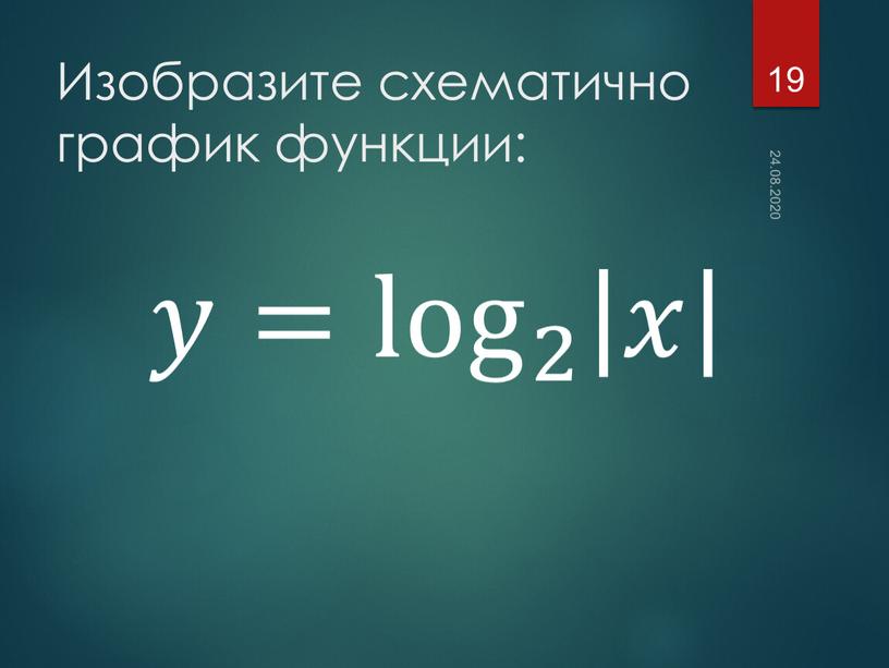 Изобразите схематично график функции: 24