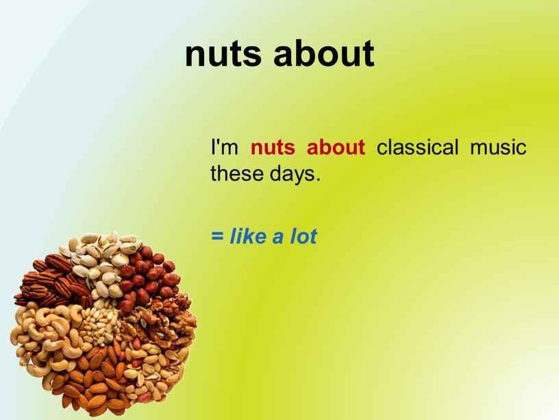 I'm nuts about classical music these days