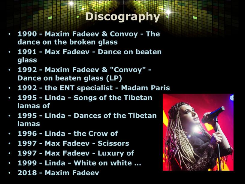 Discography 1990 - Maxim Fadeev &