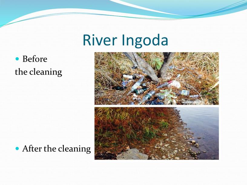 River Ingoda Before the cleaning