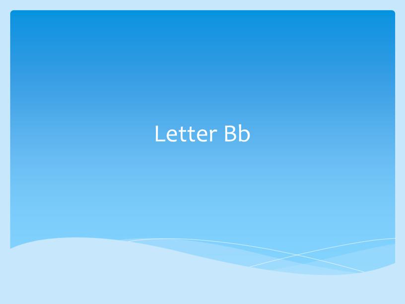 Letter Bb