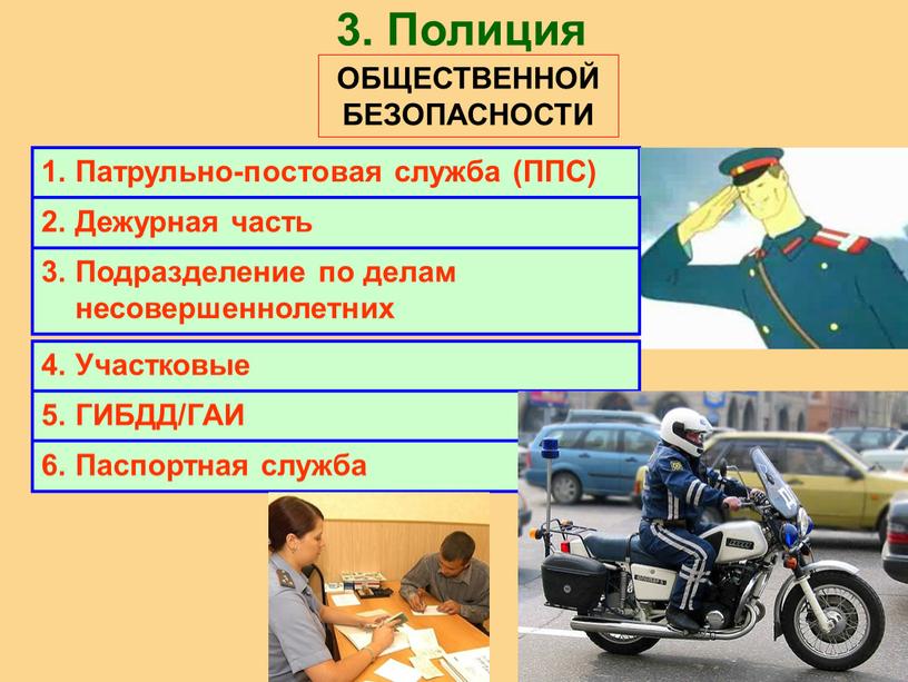 Полиция ОБЩЕСТВЕННОЙ БЕЗОПАСНОСТИ 1